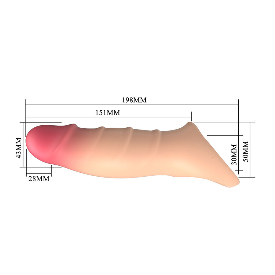 PRETTY LOVE - DARNELL REALISTIC EFFECT PENIS COVER - Bild 10