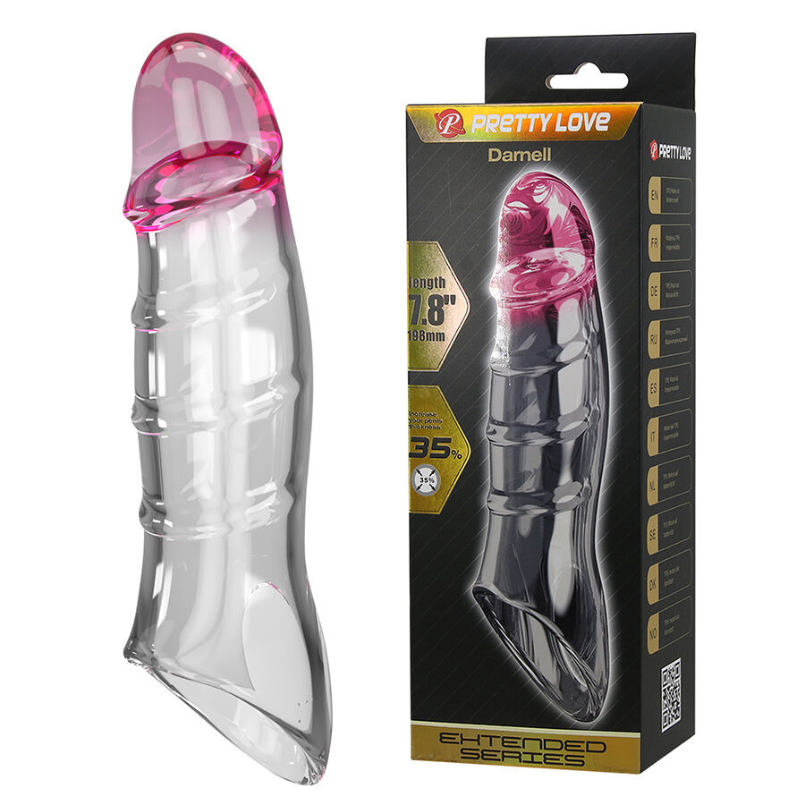 PRETTY LOVE - DARNELL TRANSPARENT EFFECT PENIS COVER - Bild 11