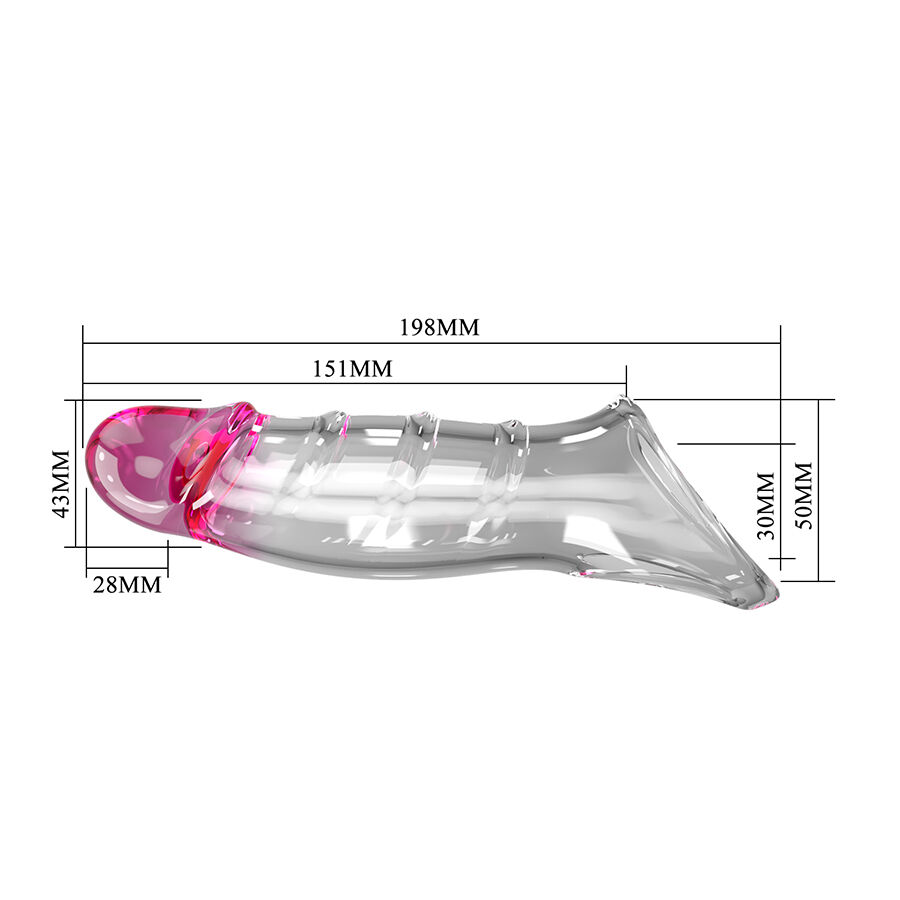 PRETTY LOVE - DARNELL TRANSPARENT EFFECT PENIS COVER - Bild 6