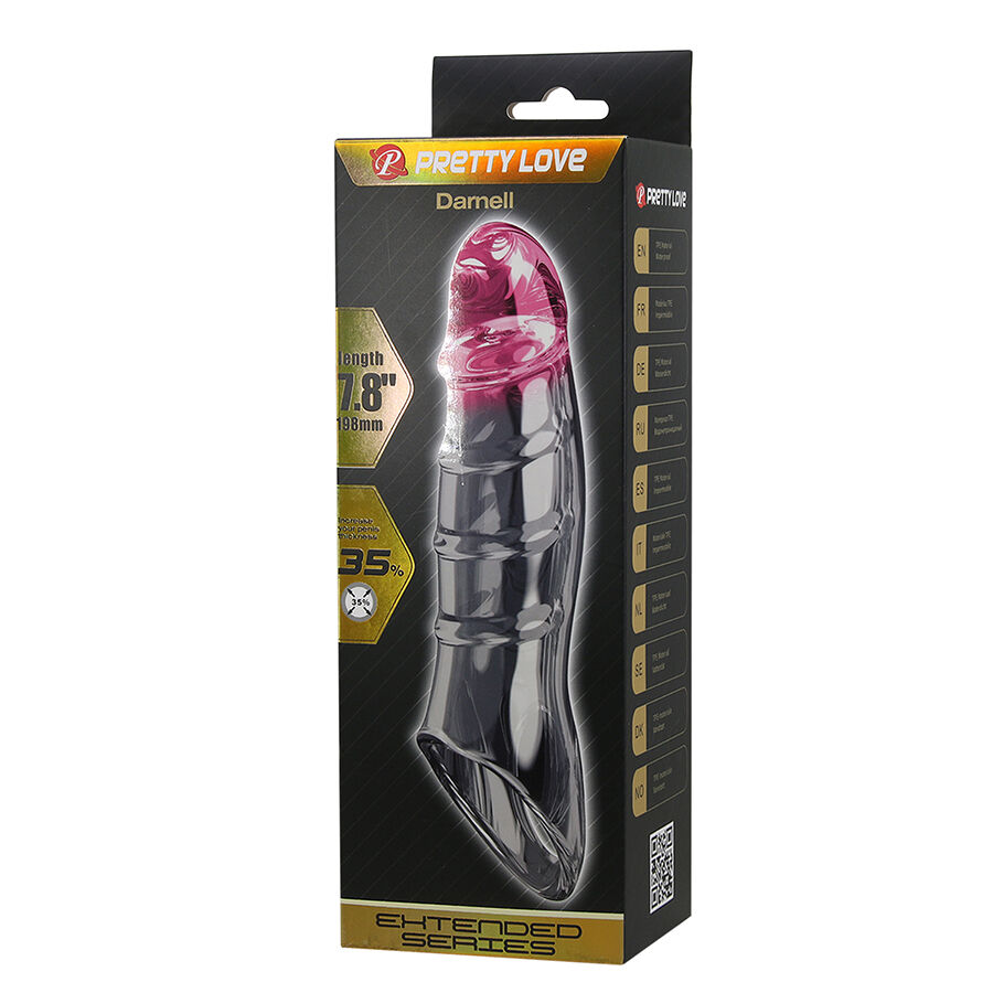 PRETTY LOVE - DARNELL TRANSPARENT EFFECT PENIS COVER - Bild 8