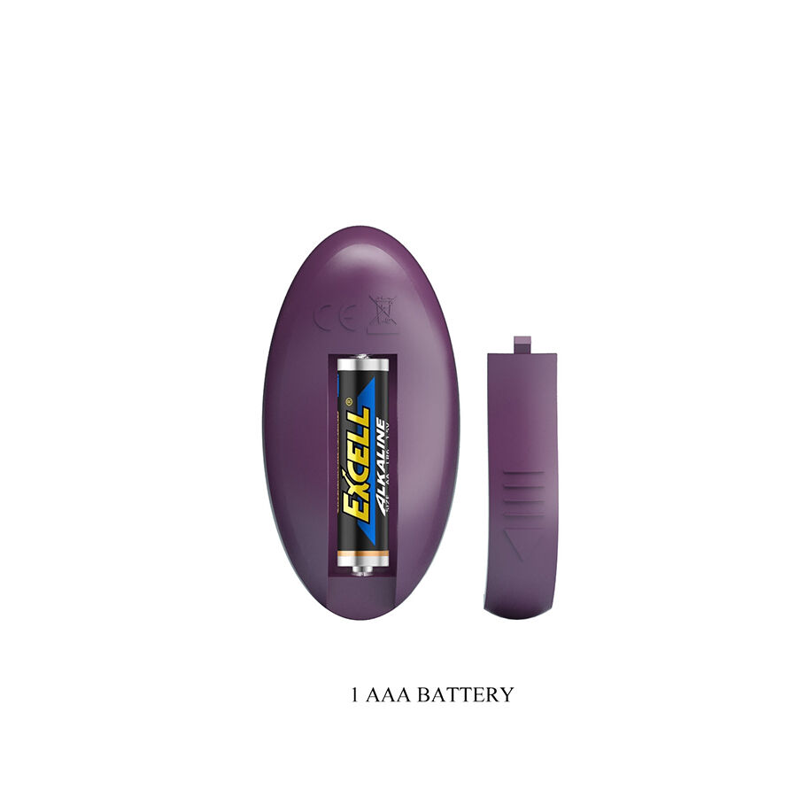 Alternative view of PRETTY LOVE - LUKA SIT-DOWN VIBRATOR WITH HEAT EFFECT AND REMOTE CONTROL