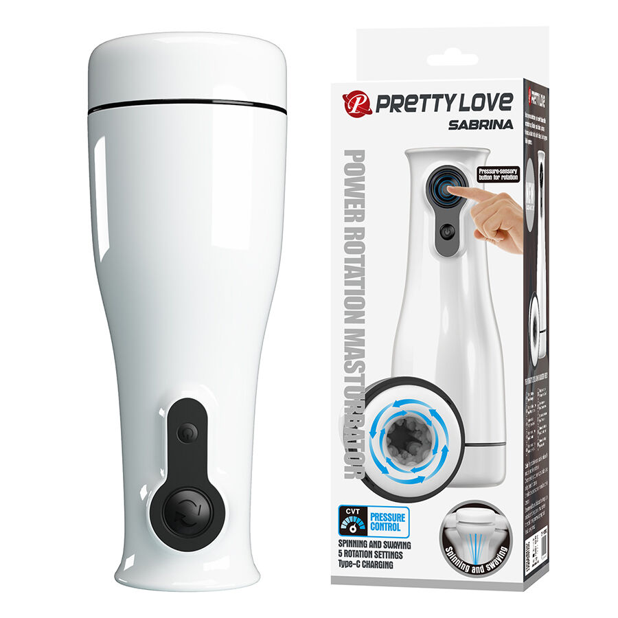 PRETTY LOVE - SABRINA ROTATING AND ROCKING MALE MASTURBATOR - Bild 10
