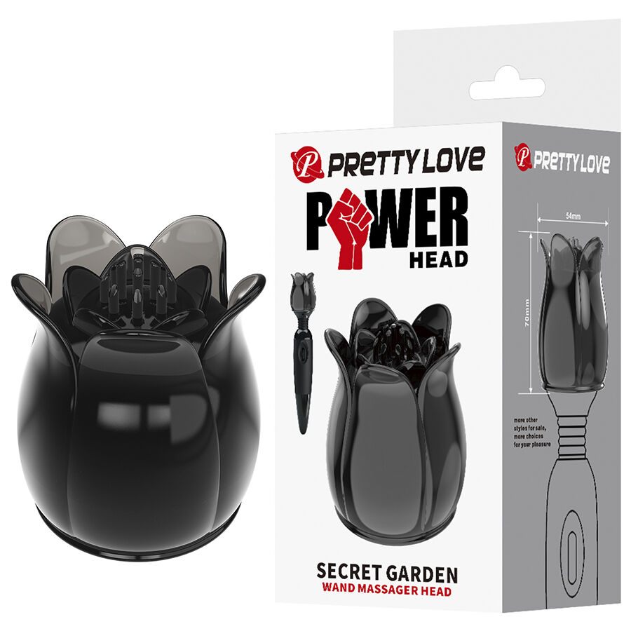 PRETTY LOVE - SECRET GARDEN BLACK MASSAGE HEAD - Bild 9