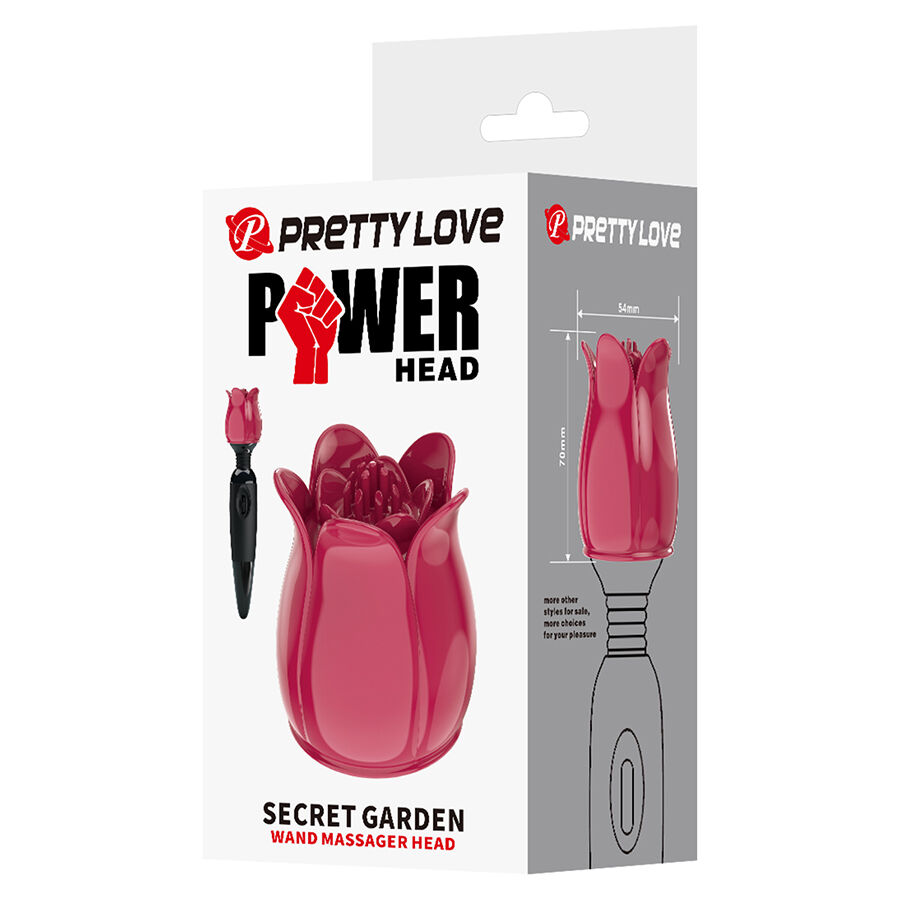 PRETTY LOVE - SECRET GARDEN PINK MASSAGE HEAD - Bild 4