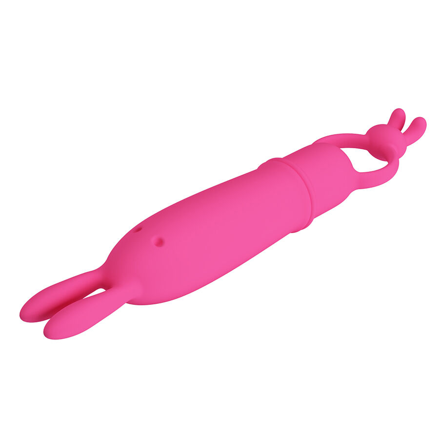 Alternative view of PRETTY LOVE - DELIA RABBIT VIBRATOR WITH RESISTANCE RING