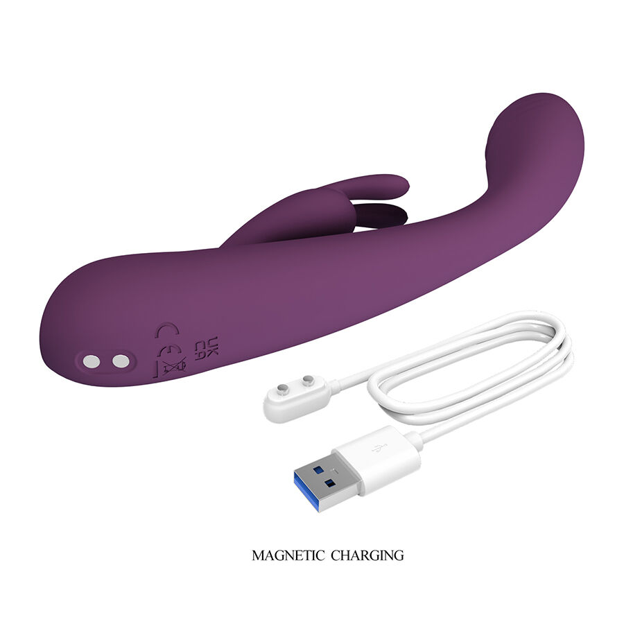 PRETTY LOVE - EMMA RABBIT PURPLE VIBRATOR WITH STIMULATOR - Bild 7