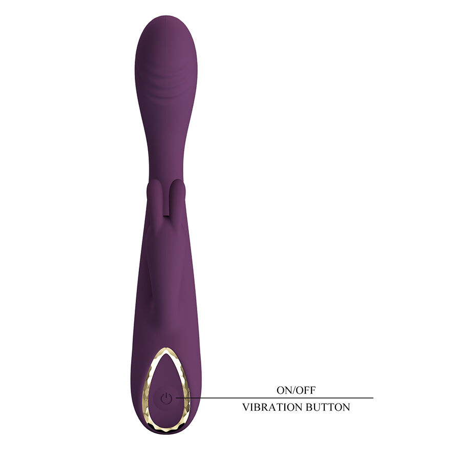PRETTY LOVE - EMMA RABBIT PURPLE VIBRATOR WITH STIMULATOR - Bild 8