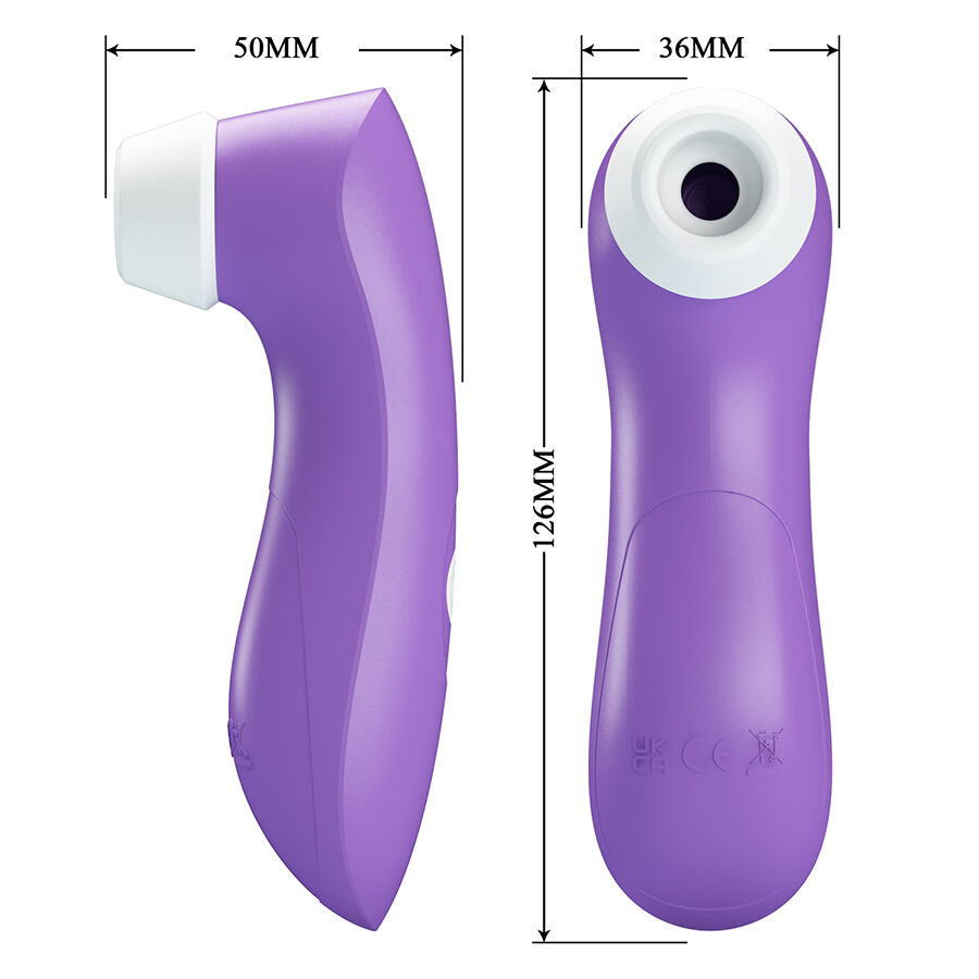 ROMANCE - CLITORAL SUCTION TOOL WITH PULSATION TECHNOLOGY PURPLE - Bild 6