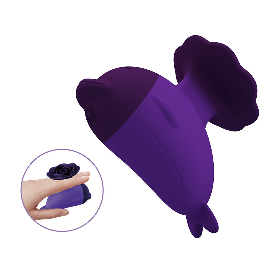 Alternative view of PRETTY LOVE - DOLPHIN MINI VIBRATOR WITH CLIP