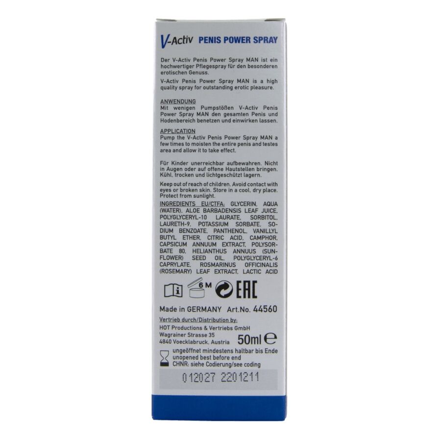 HOT - V-ACTIV PENIS POWER SPRAY FOR MEN 50 ML - Bild 6