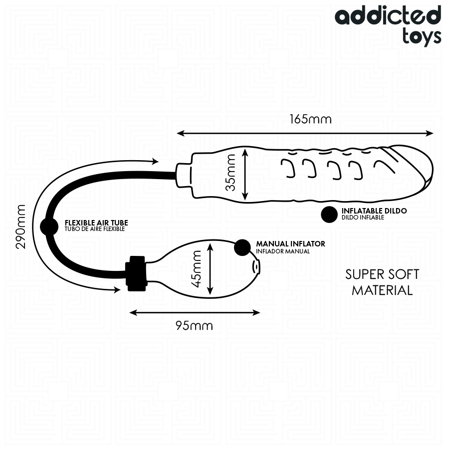 ADDICTED TOYS - INFLATABLE DILDO MODEL 3 - Bild 6