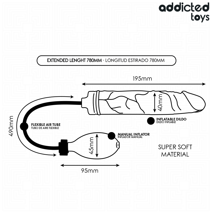 ADDICTED TOYS - INFLATABLE DILDO MODEL 4 - Bild 6