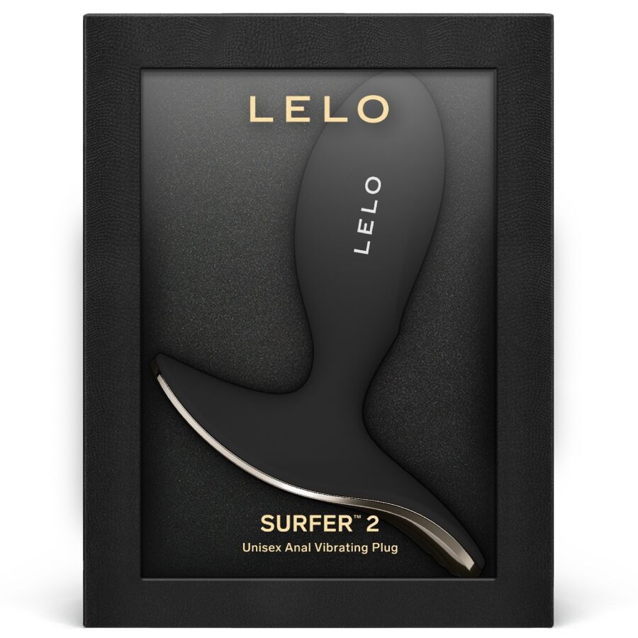 LELO - SURFER 2 UNISEX ANAL VIBRATING PLUG BLACK - Bild 4