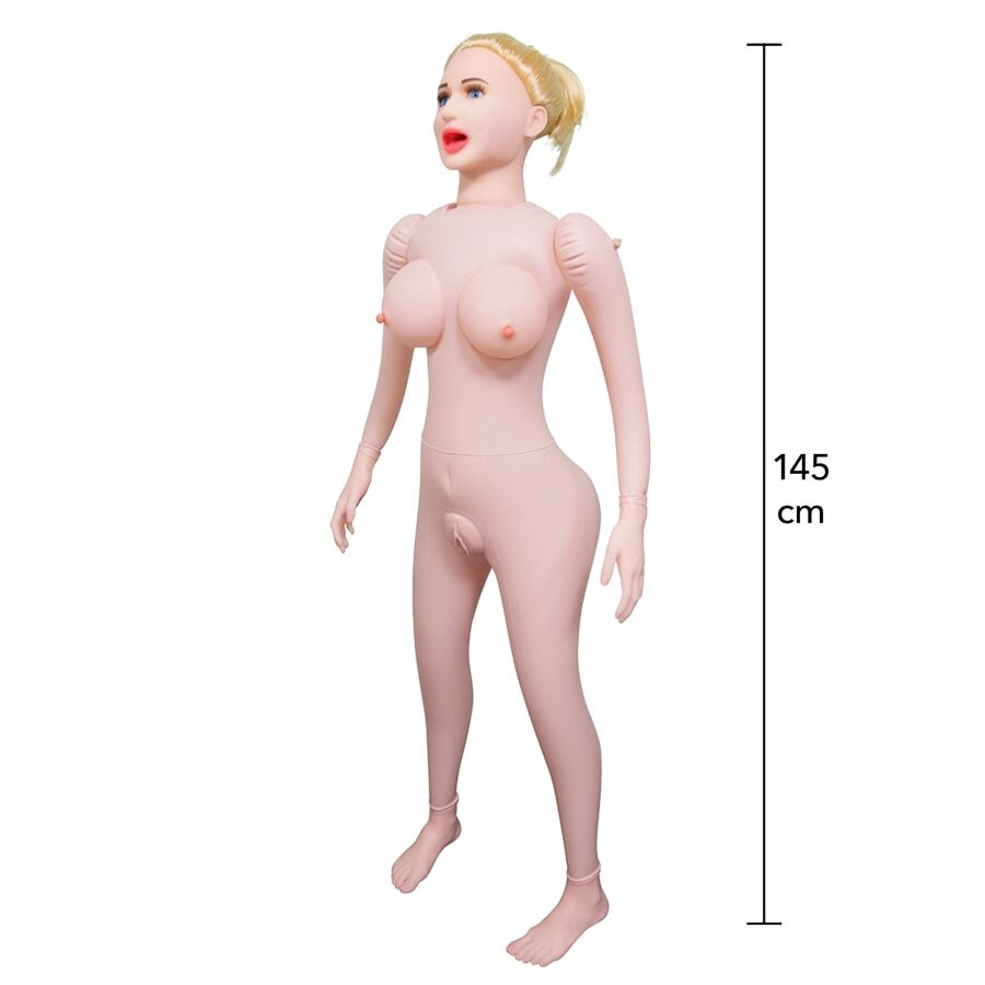 HIDDEN DESIRE - LUSTY LOLA INFLATABLE DOLL 145 CM - Bild 6