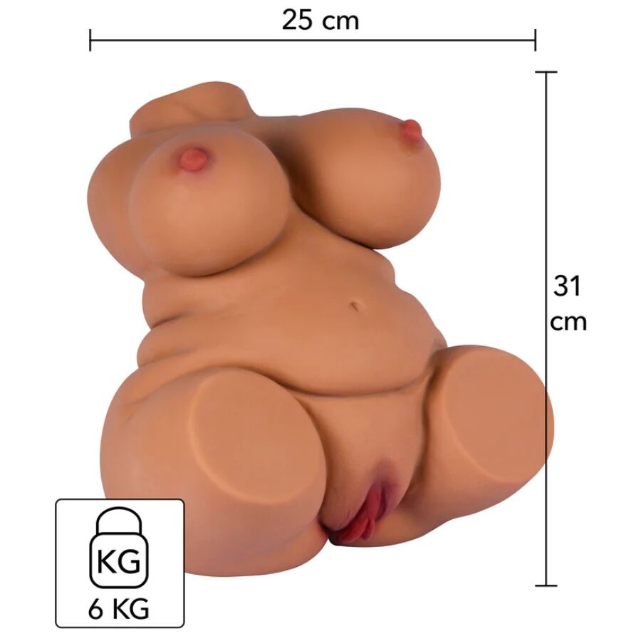 Alternative view of HIDDEN DESIRE - FAT FUCK QUEEN FEMALE MASTURBATOR TORSO 6 KG