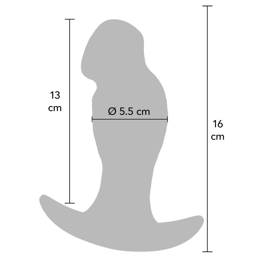HIDDEN DESIRE - INFERNO REALISTIC BUTTPLUG 16 CM - Bild 4