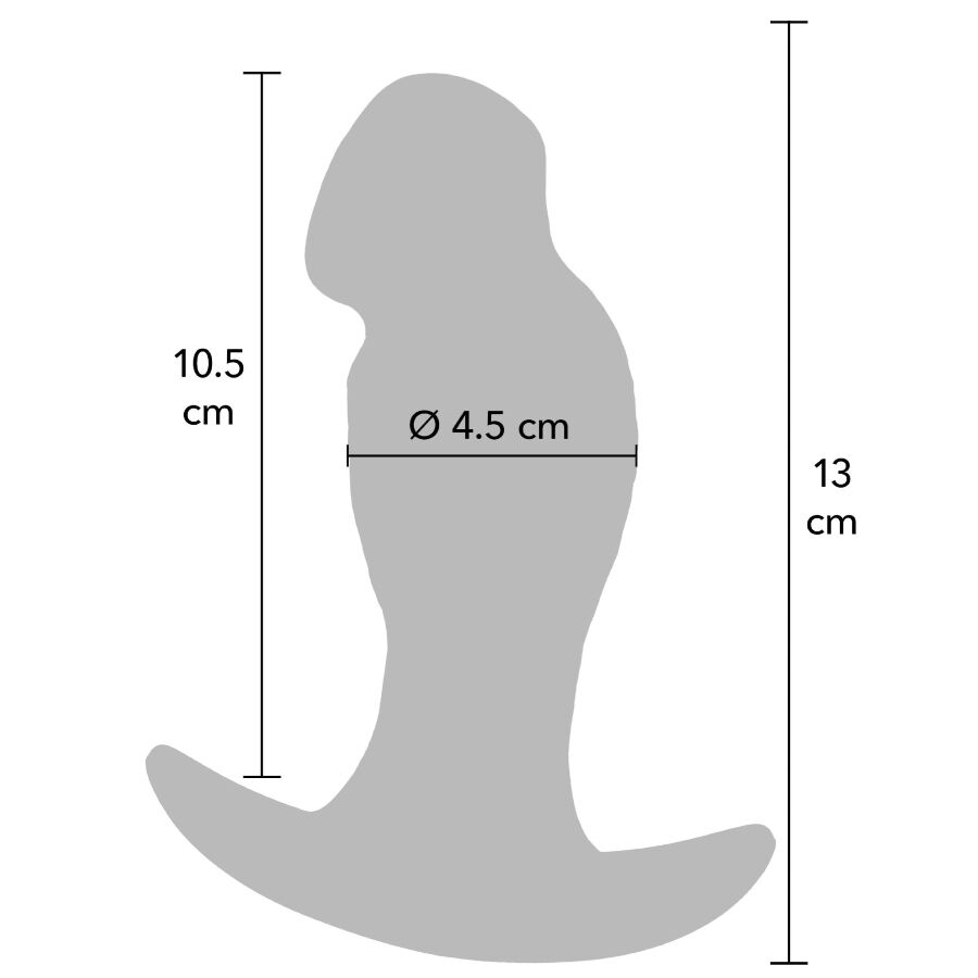 HIDDEN DESIRE - INFERNO REALISTIC BUTTPLUG 13 CM - Bild 3