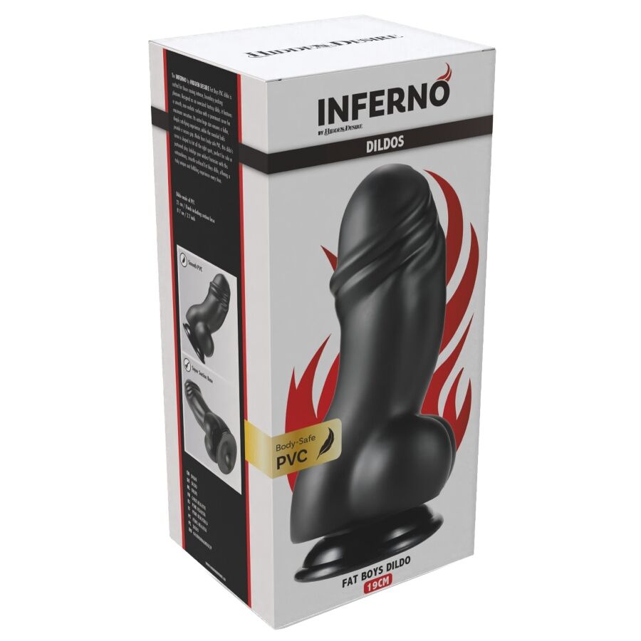 HIDDEN DESIRE - INFERNO FAT BOYS DILDO 19 CM - Bild 6