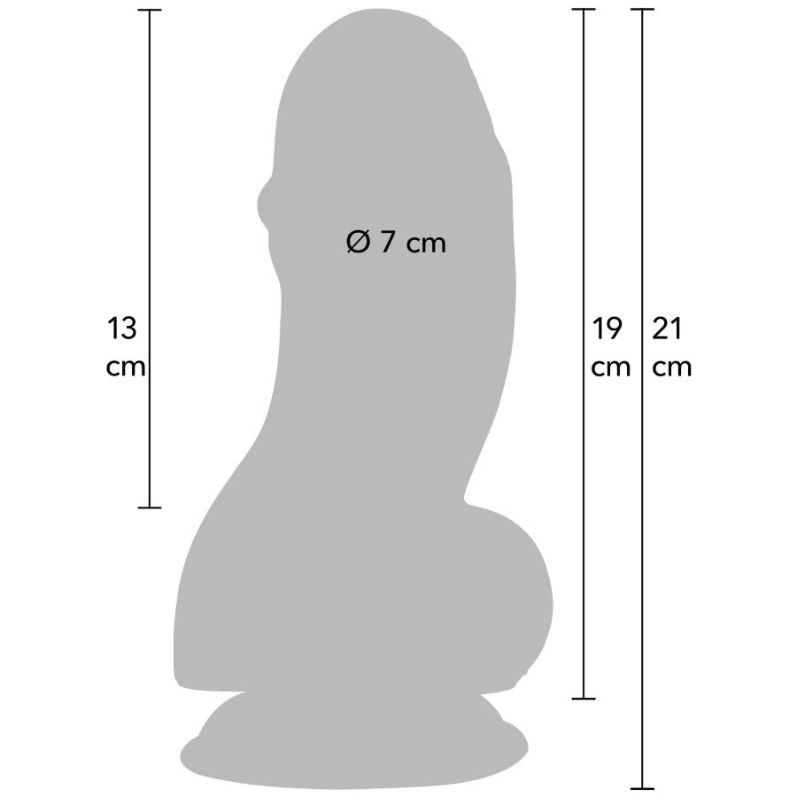 HIDDEN DESIRE - INFERNO FAT BOYS DILDO 19 CM - Bild 7