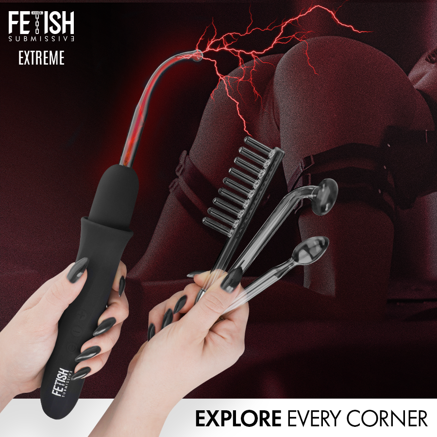 FETISH SUBMISSIVE - HIGH FREQUENCY ELECTROSTIMULATION WAND - Bild 3
