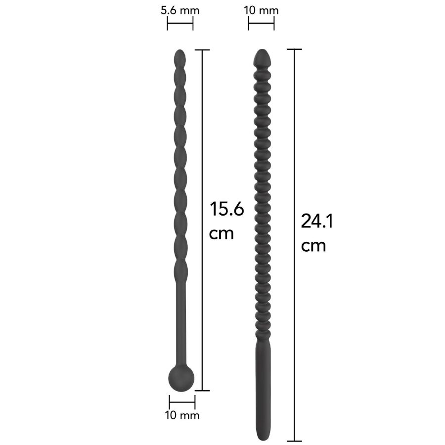 Alternative view of HIDDEN DESIRE - EXTREME RIBBED URETHAL SOUND ADVANCED 2 UNITS