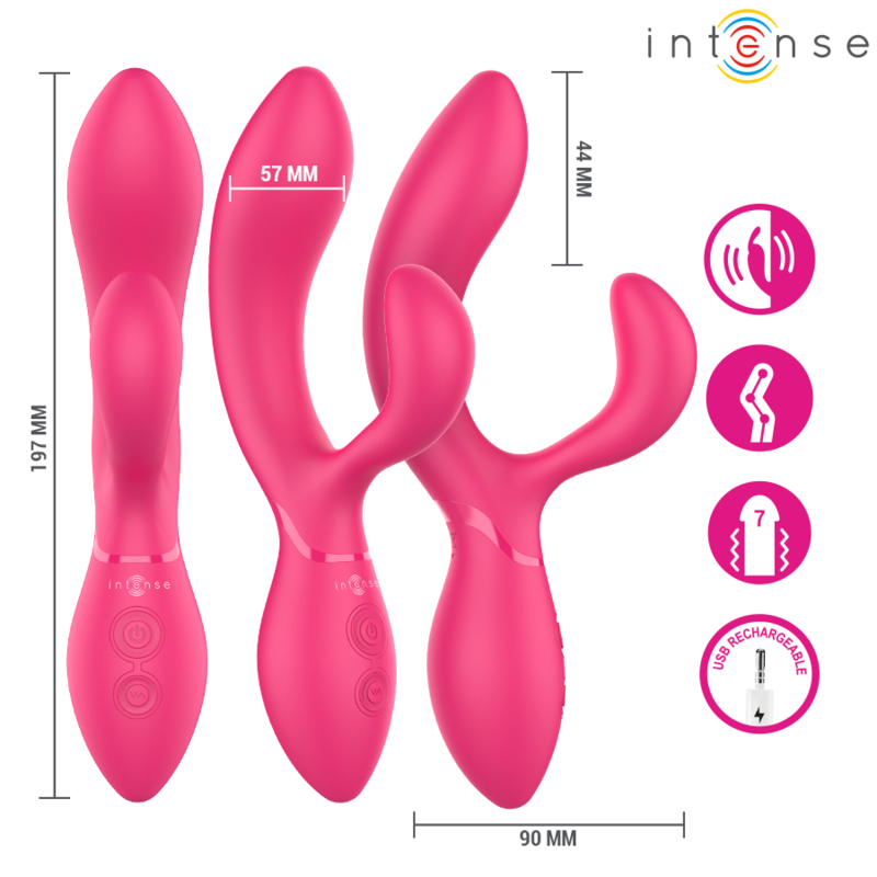 INTENSE - CHARLY ARTICULATED VIBRATING STIMULATOR - Bild 3