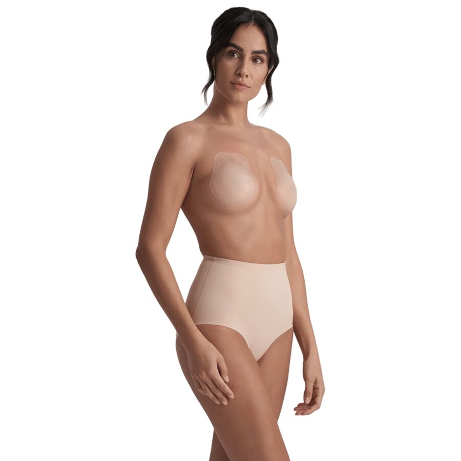 Alternative view of BYE-BRA - RABBIT SILICONE CUPS BEIGE SIZE XL