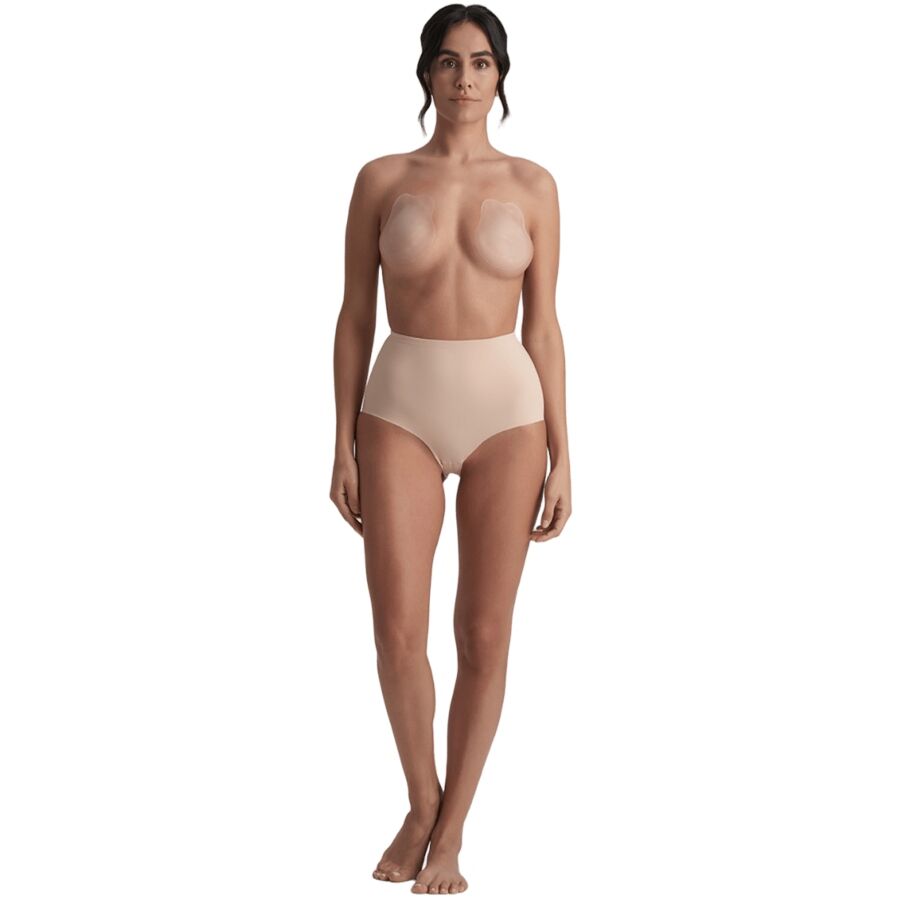 BYE-BRA - RABBIT SILICONE CUPS BEIGE SIZE XL - Bild 3
