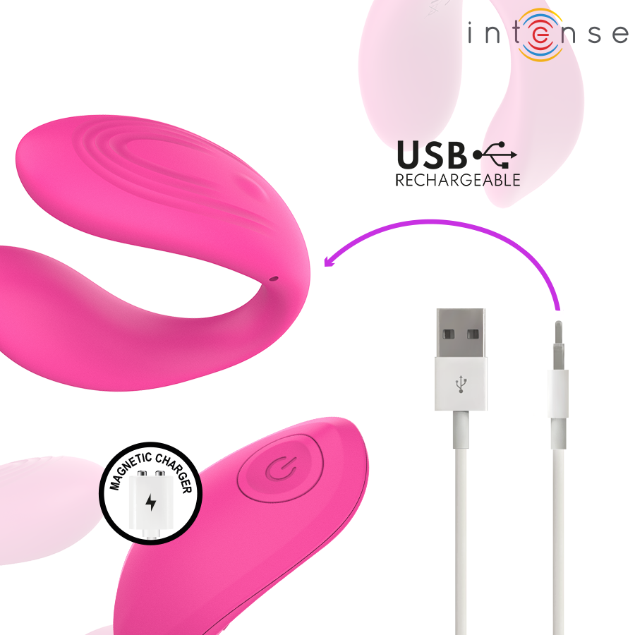 INTENSE - NORA VIBRATING CLAMP STIMULATOR PINK - Bild 5
