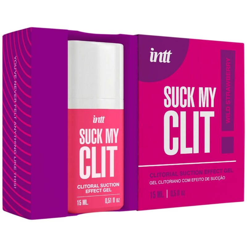 INTT - SUCK MY CLIT SUCTION EFFECT GEL WILD STRAWBERRY 15 ML - Bild 3
