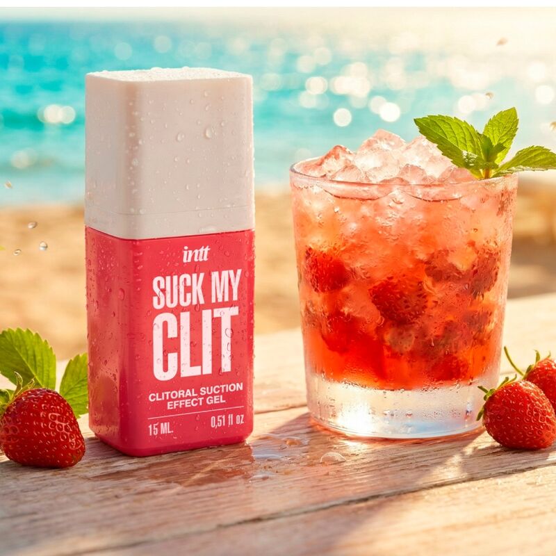 INTT - SUCK MY CLIT SUCTION EFFECT GEL WILD STRAWBERRY 15 ML - Bild 6