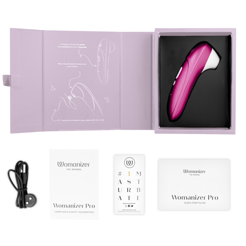 WOMANIZER - PRO VIBRANT CLITORAL STIMULATOR PINK - Bild 3