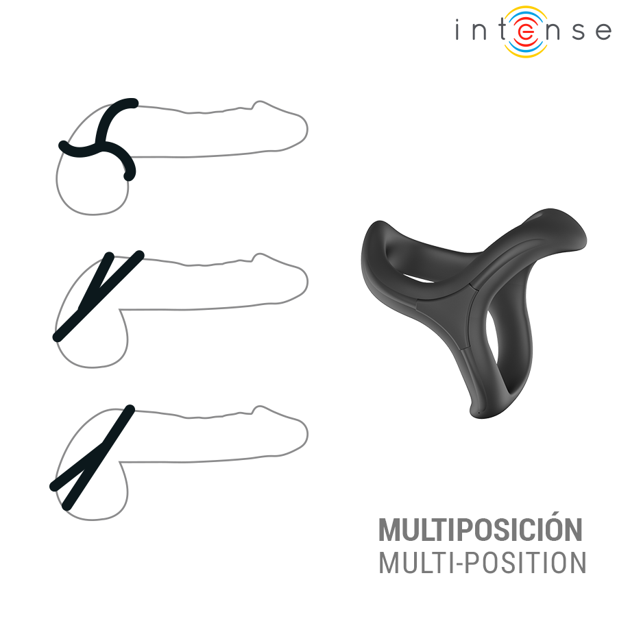 INTENSE - ALFIE ADJUSTABLE TRIPLE PENIS RING MODEL 6 - Bild 3