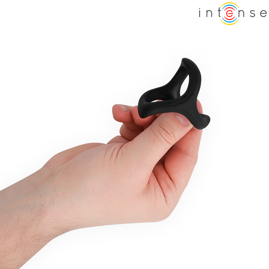 Alternative view of INTENSE - ALFIE ADJUSTABLE TRIPLE PENIS RING MODEL 6