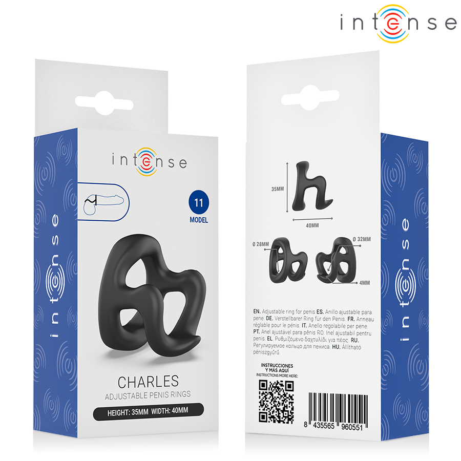 INTENSE - CHARLES ADJUSTABLE PENIS RING MODEL 11 - Bild 6