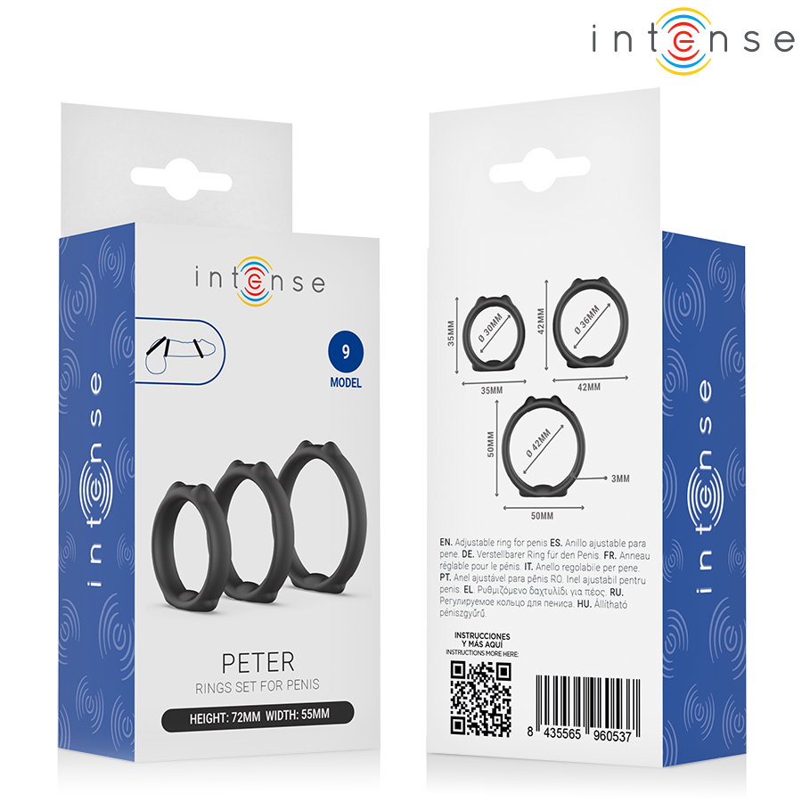 INTENSE - PETER SET OF 3 PENIS RINGS MODEL 9 - Bild 6