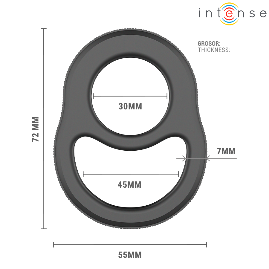 INTENSE - RICHARD DOUBLE PENIS RING MODEL 1 - Bild 6