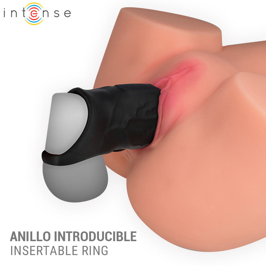 Alternative view of INTENSE - SEAN VIBRATING ADJUSTABLE PENIS RING MODEL 13