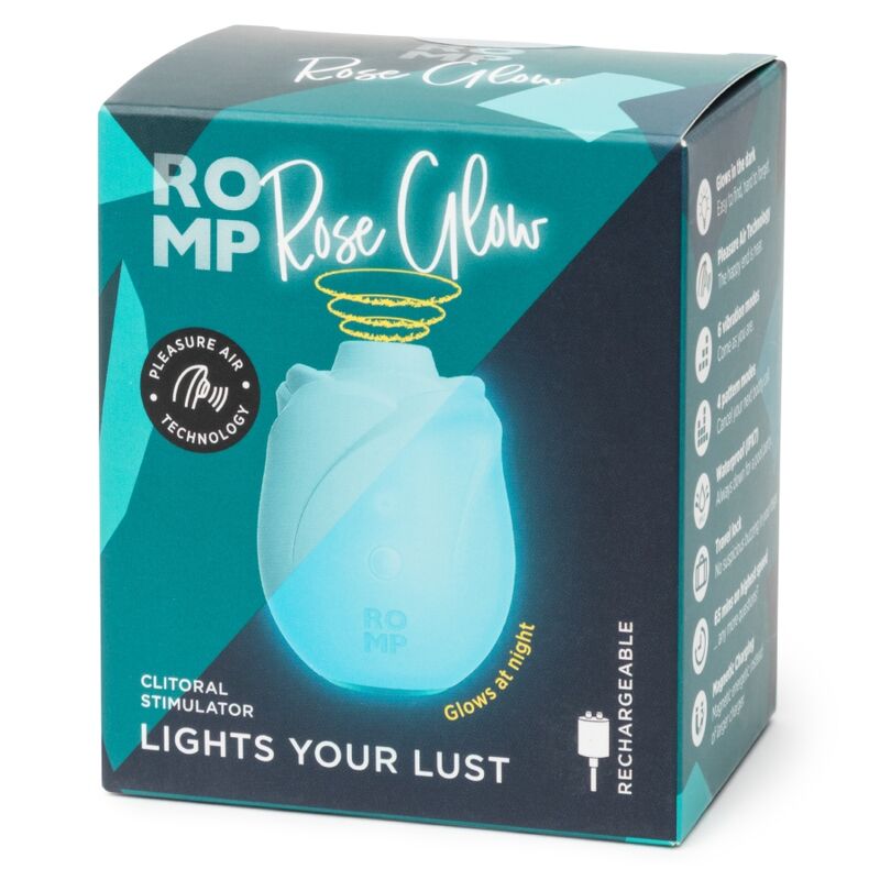 ROMP - ROSE GLOW CLITORAL SUCTION TOOL GLOW IN THE DARK - Bild 9