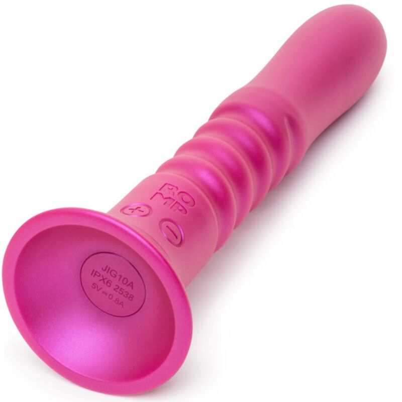 ROMP - JIGGLE UP AND DOWN VIBRATOR WITH PINK SUCTION CUP - Bild 3