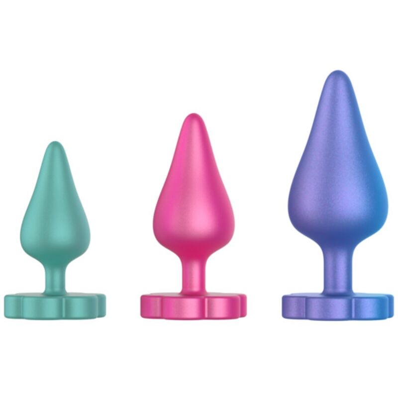 ROMP - LUSTER ANAL TRAINING KIT S/M/L WITH FLOWER-SHAPED BASE - Bild 4