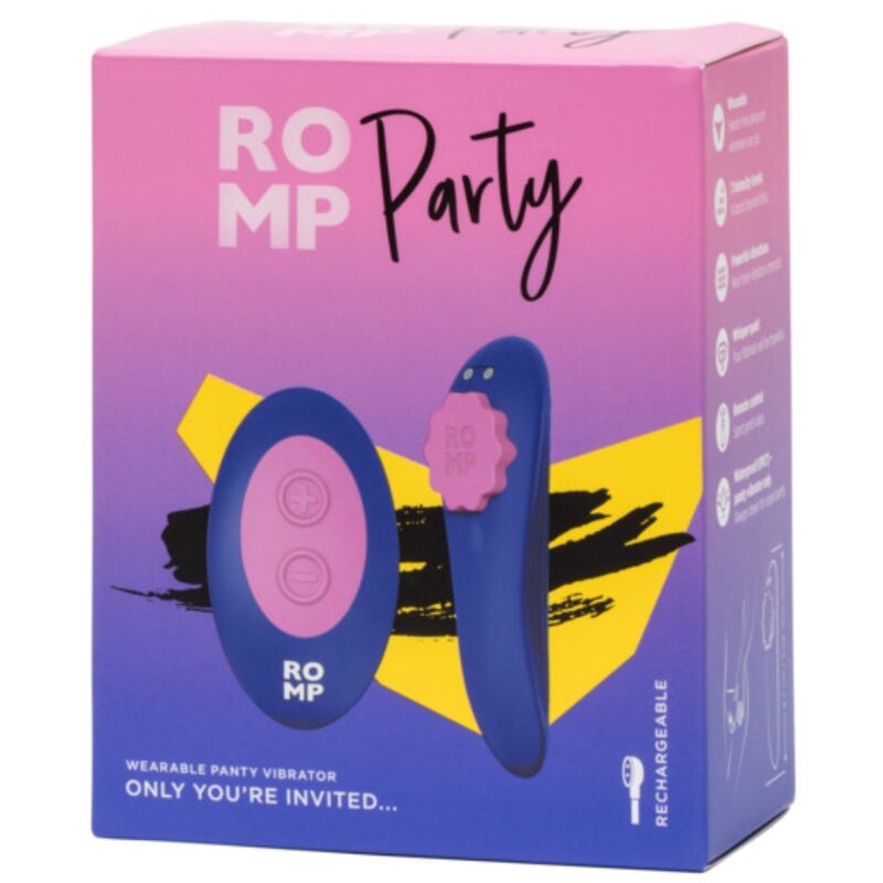 ROMP - PARTY MAGNETIC VIBRATING SILICONE PANTIE WITH REMOTE CONTROL - Bild 8