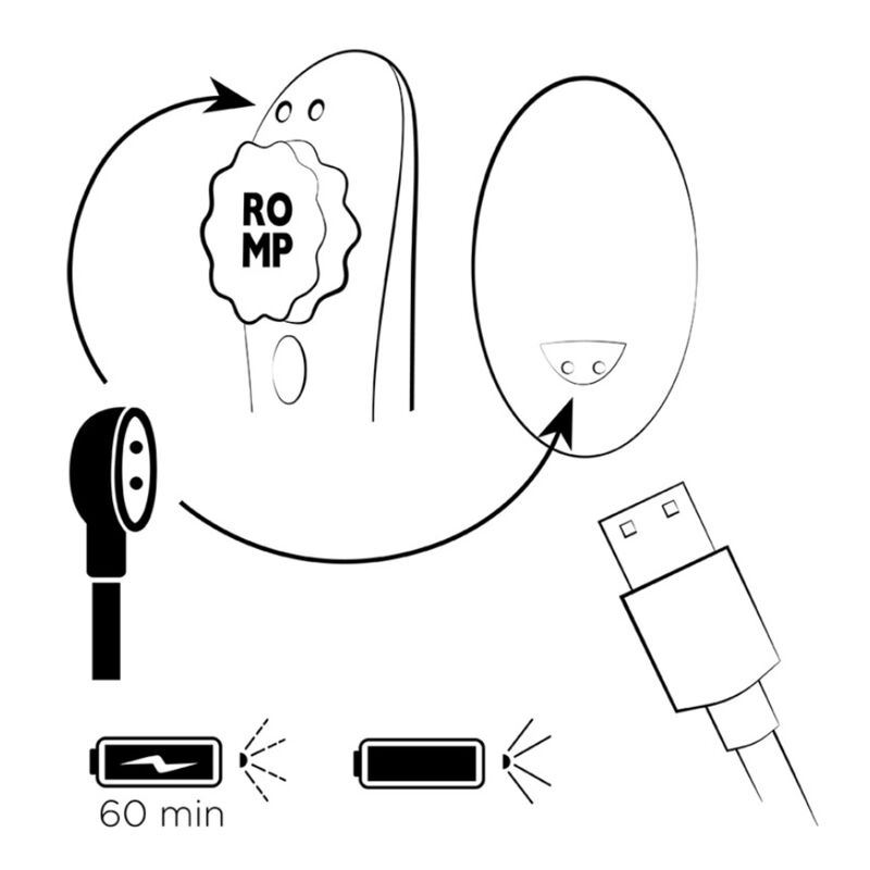 ROMP - PARTY MAGNETIC VIBRATING SILICONE PANTIE WITH REMOTE CONTROL - Bild 9