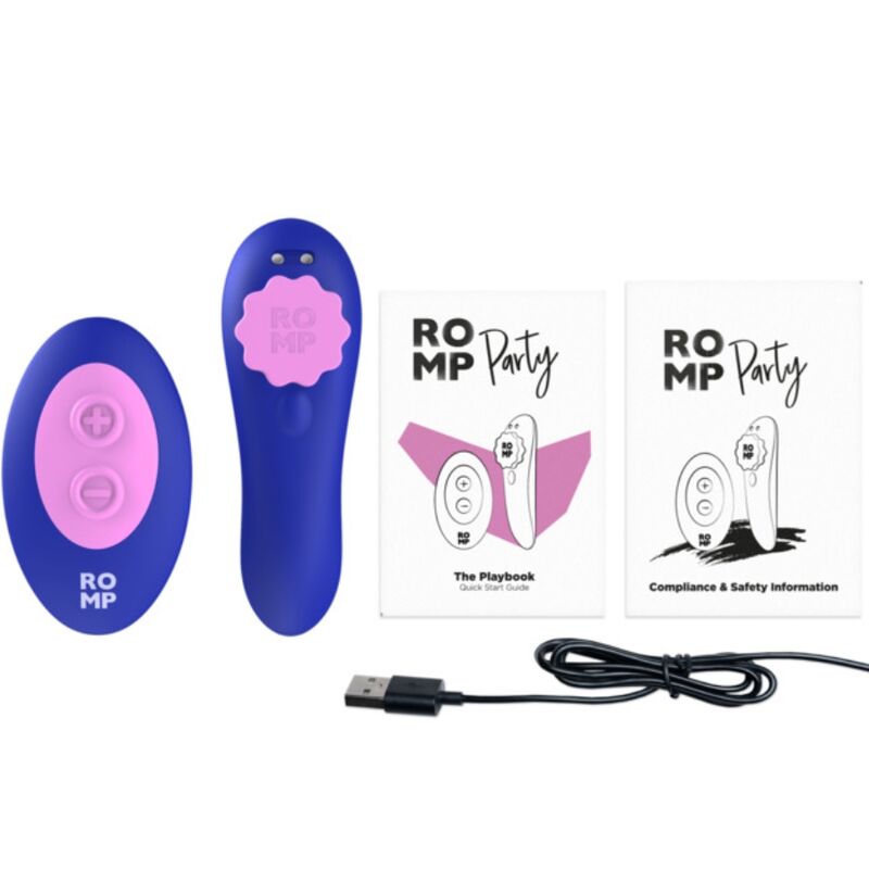 ROMP - PARTY MAGNETIC VIBRATING SILICONE PANTIE WITH REMOTE CONTROL - Bild 11