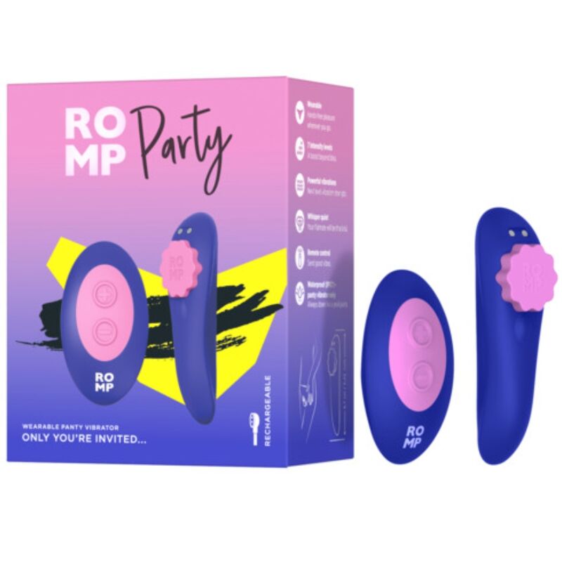 ROMP - PARTY MAGNETIC VIBRATING SILICONE PANTIE WITH REMOTE CONTROL - Bild 13