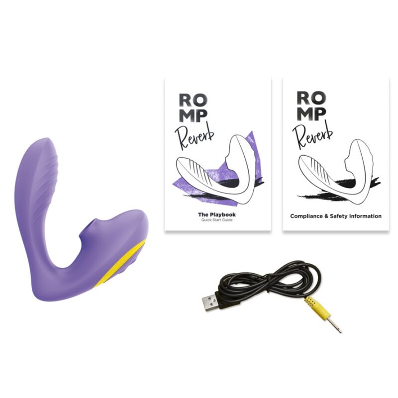 ROMP - REVERB G-SPOT STIMULATOR AND CLITORAL SUCTION DEVICE PURPLE - Bild 8