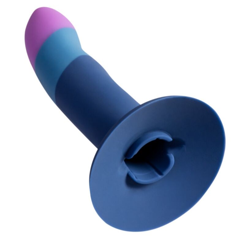 ROMP - PICCOLO HARNESS + SILICONE DILDO WITH TRICOLOR SUCTION CUP 14 CM - Bild 4