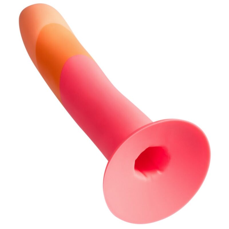 ROMP - DIZI SILICONE DILDO WITH SUCTION CUP TRICOLOR 18 CM - Bild 3
