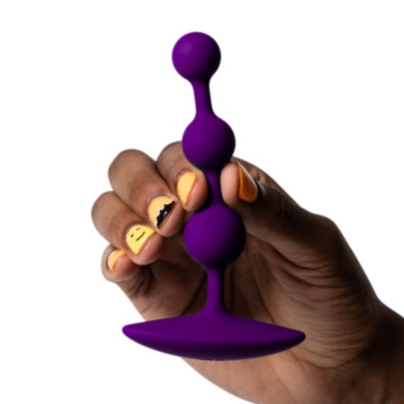 ROMP - AMP PURPLE FLEXIBLE SILICONE ANAL BEADS 12.5 CM PURPLE - Bild 11