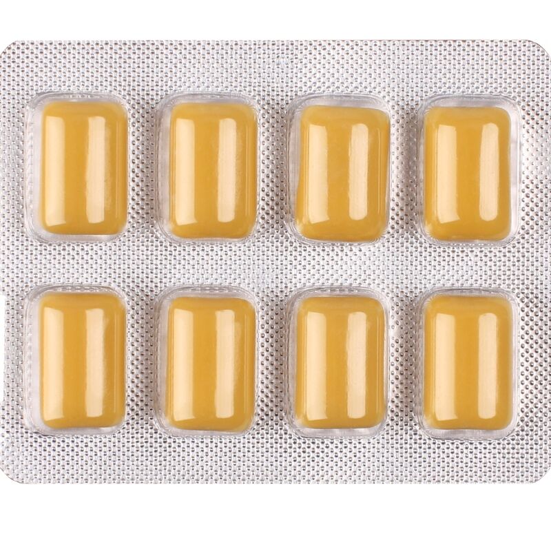 Alternative view of WUG On – Instant energy in chewing gum format BLISTER 8 UNITS